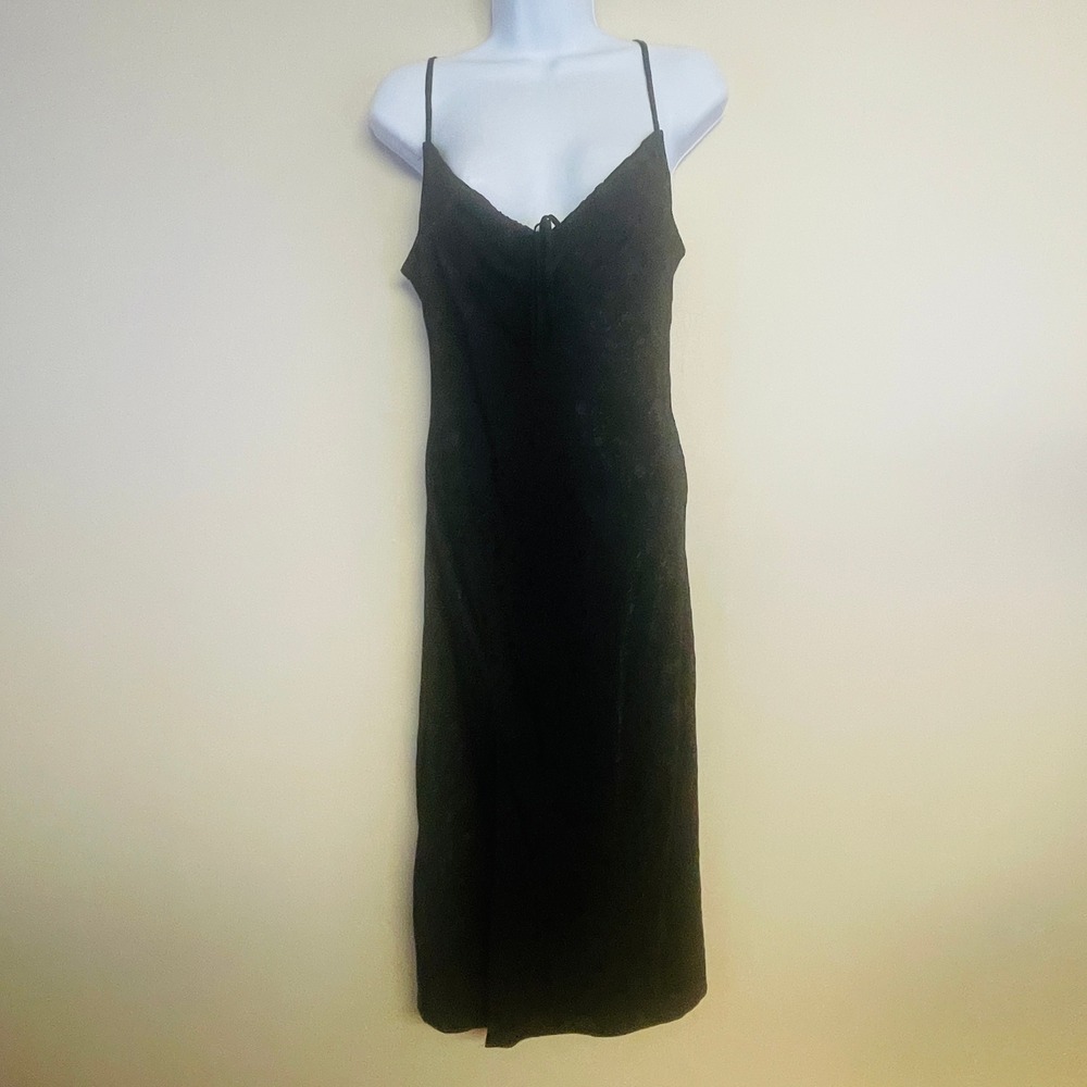 Whimsigoth Y2K Babydoll Slip Dress Womens Small Fairy Grunge Embossed Floral